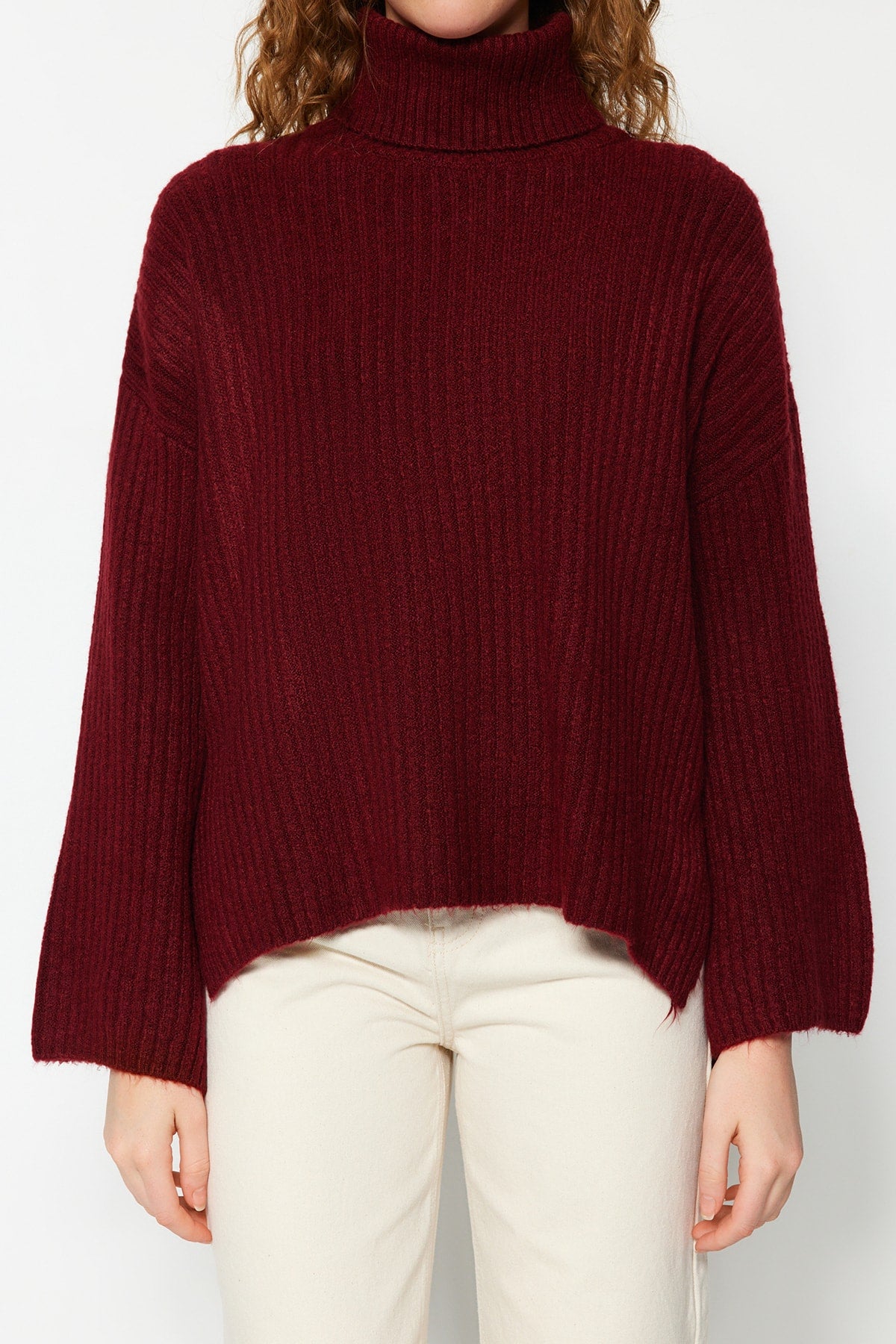 Džemper TWOAW23KZ0054 - bordo