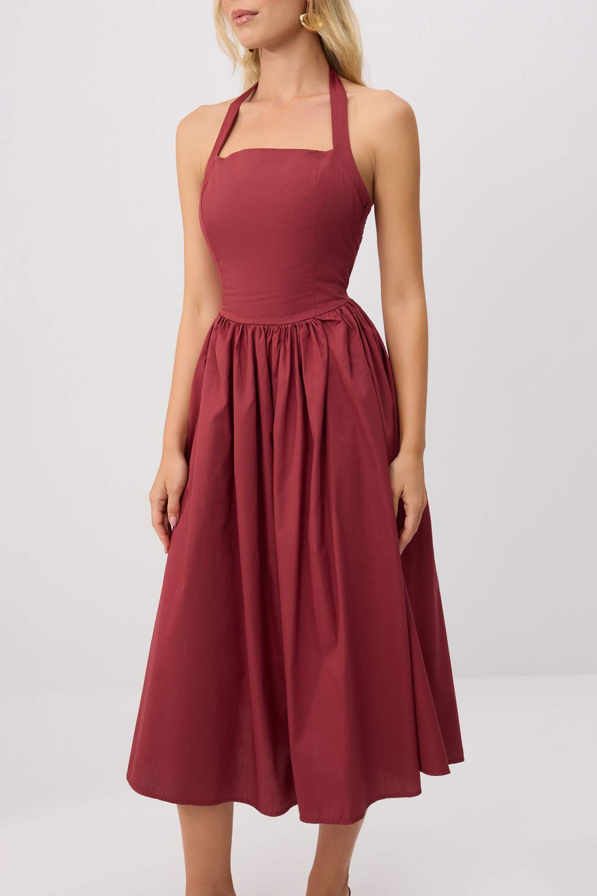 Haljine TWOSS25EL00881 - bordo