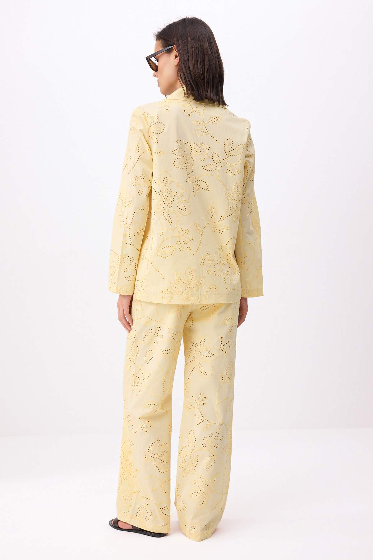 Pantalone TWOSS26AU00066 - žuta