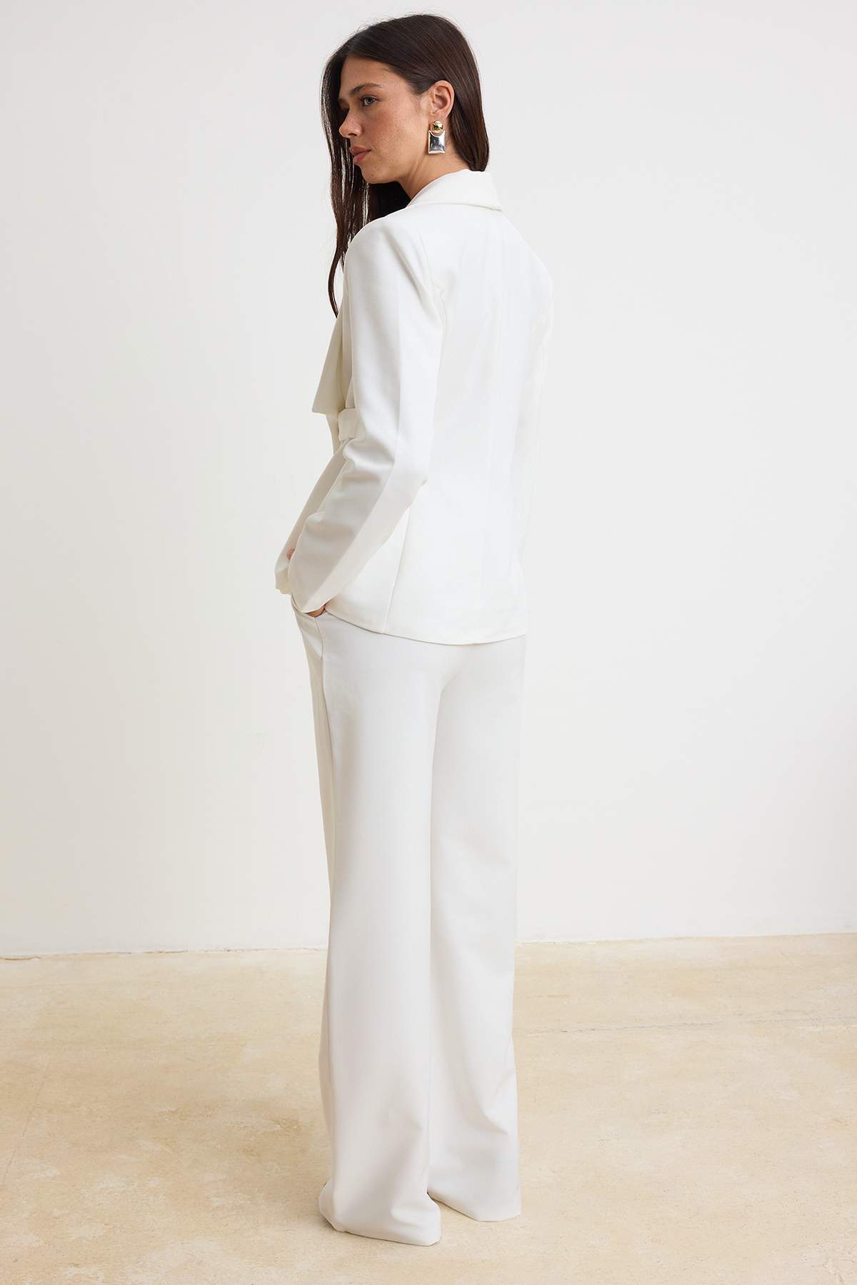Pantalone TWOAW26AU00145 - bijela