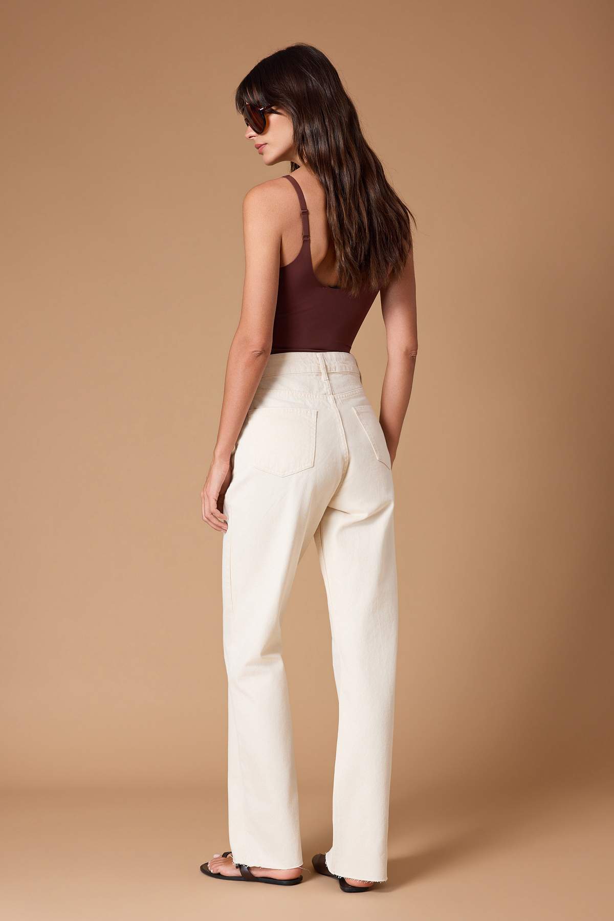 Farmerke TWOAW25JE00378 - ekru