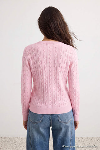 Džemper TWOAW26KZ00259 - roze