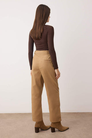 Pantalone TWOAW26PL00085 - bež [djesi-src-b4a35a5f4ab4f7b131d925832b502e91b285c458b4a16ac91a3968e298104ffe]