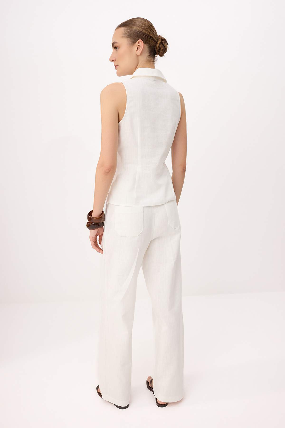 Pantalone TWOSS26AU00104 - bijela