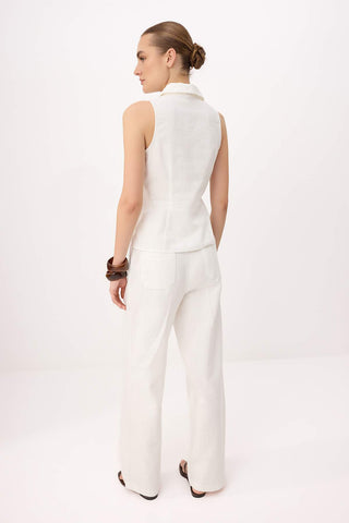 Pantalone TWOSS26AU00104 - bijela