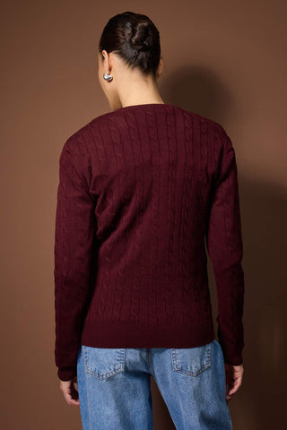 Džemper TWOAW26KZ00259 - bordo