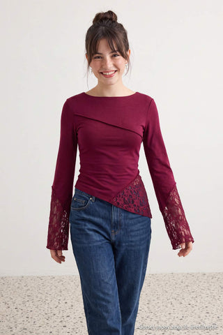 Bluze TWOAW27BZ00115 - bordo