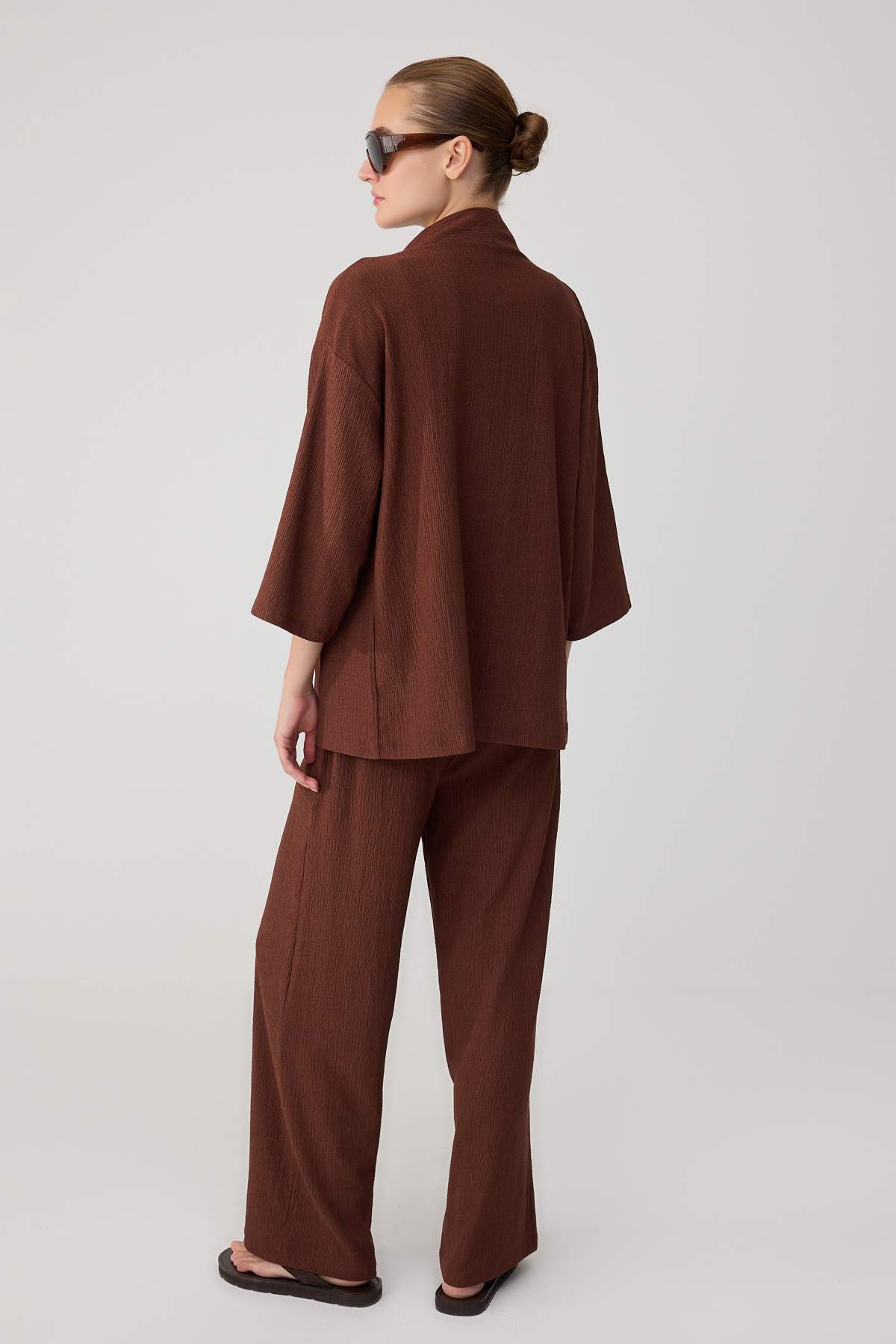 Pantalone TWOSS24AU00091 - braon