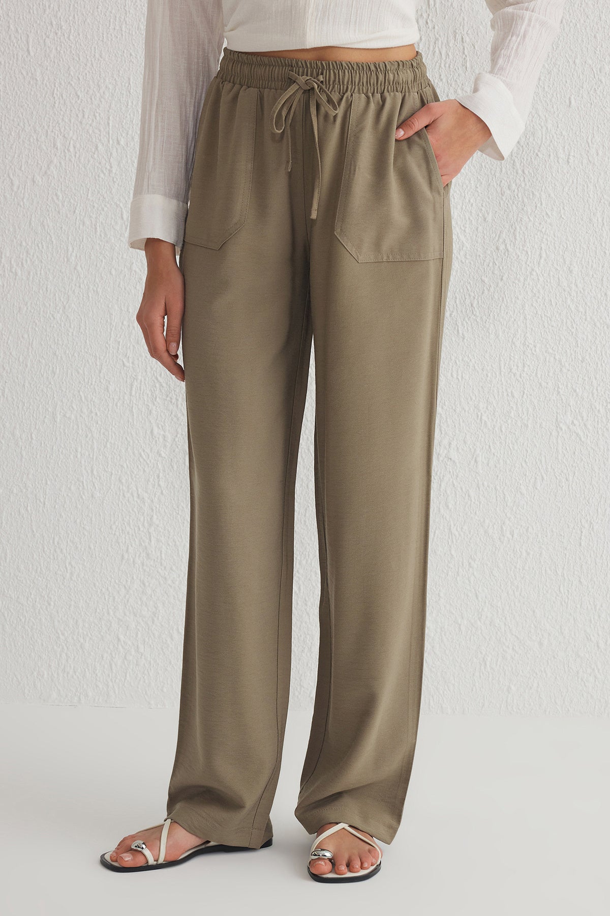 Pantalone TWOSS25PL00010 - khaki [djesi-src-0b4fe86484e92b8a1f9eefea9fda06d490bb10e71555582d8902f508b1d043fc]