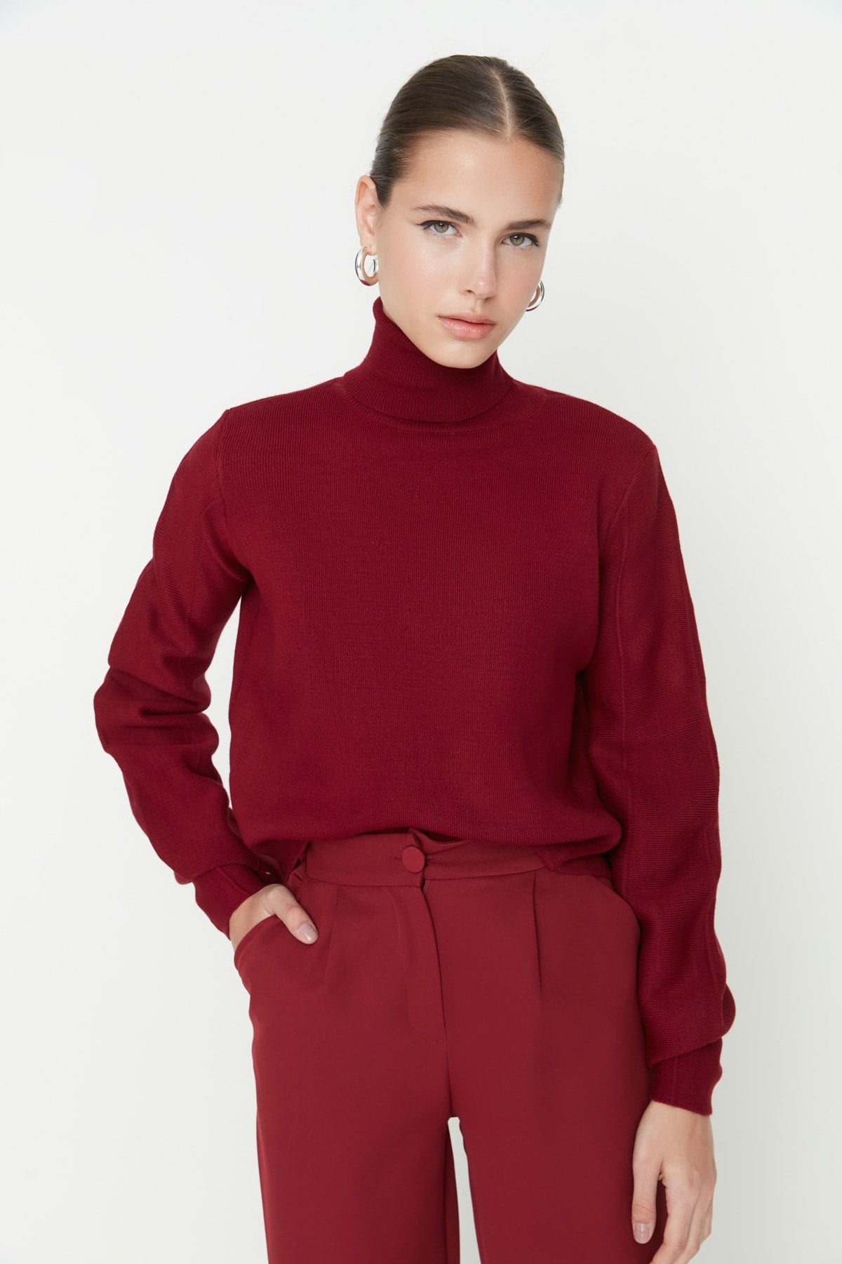 Džemper TWOAW21KZ0485 - bordo
