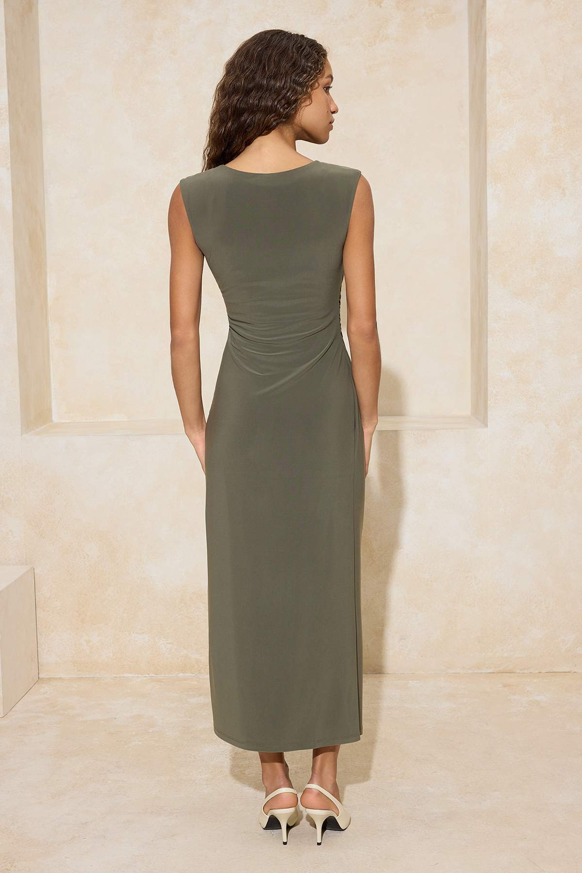 Haljine TWOSS26EL00011 - khaki