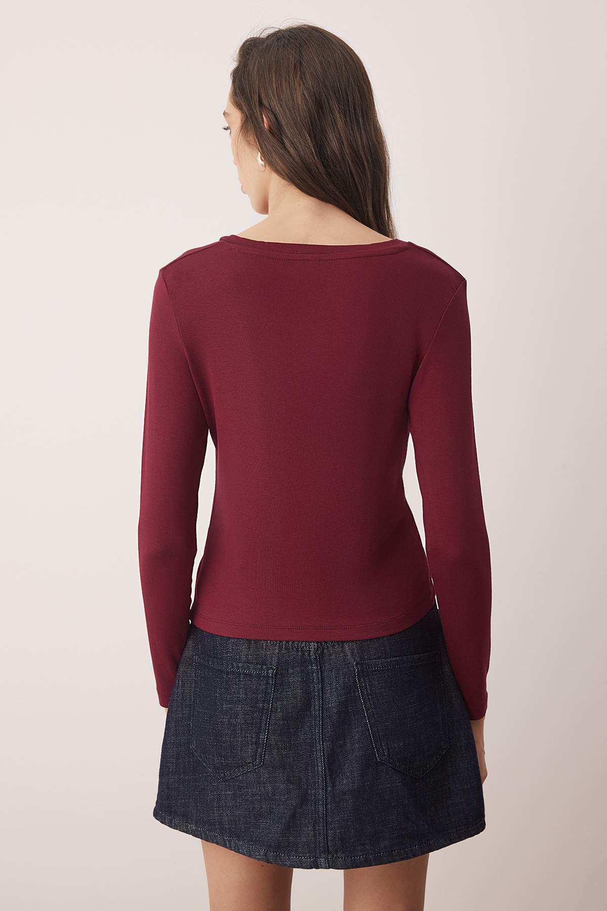 Bluze TWOAW24BZ00050 - bordo