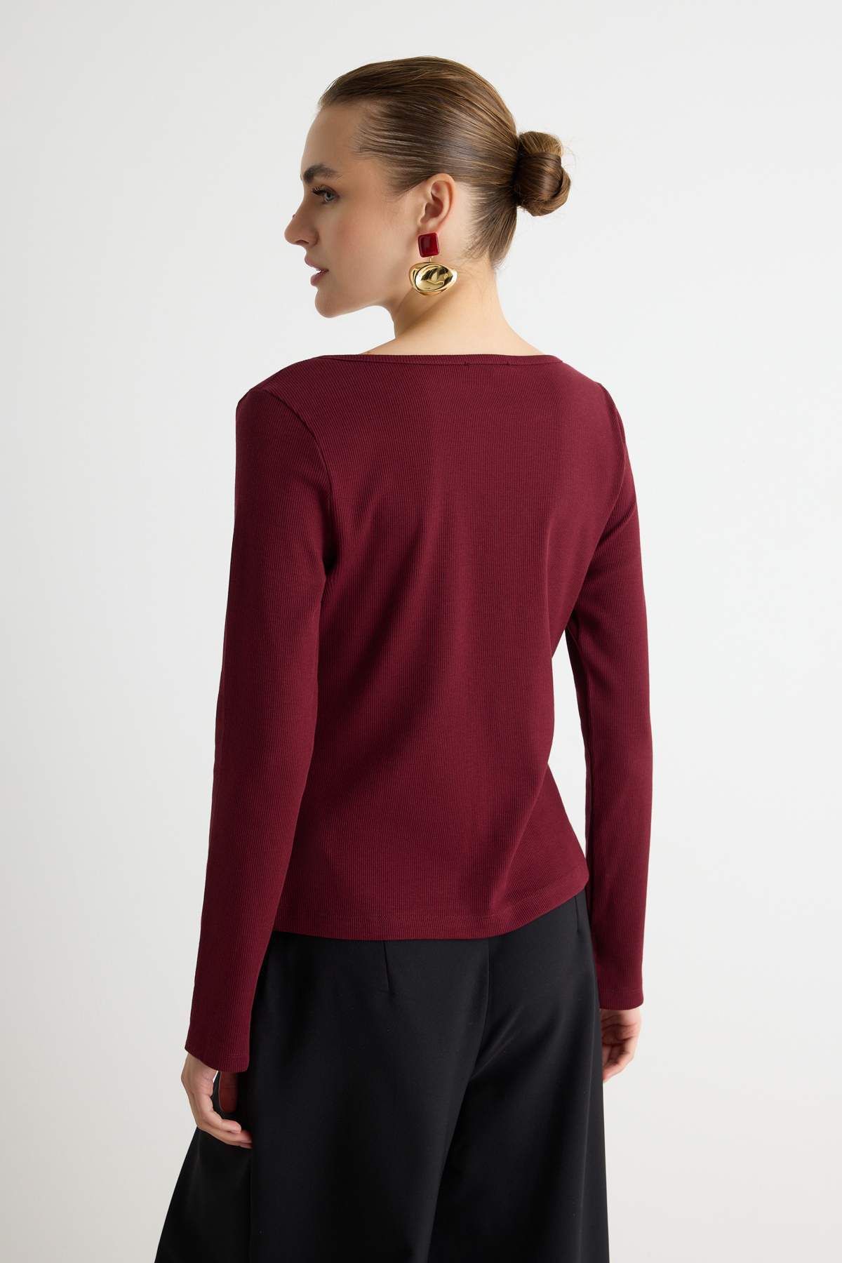 Bluze TWOAW27BZ00102 - bordo