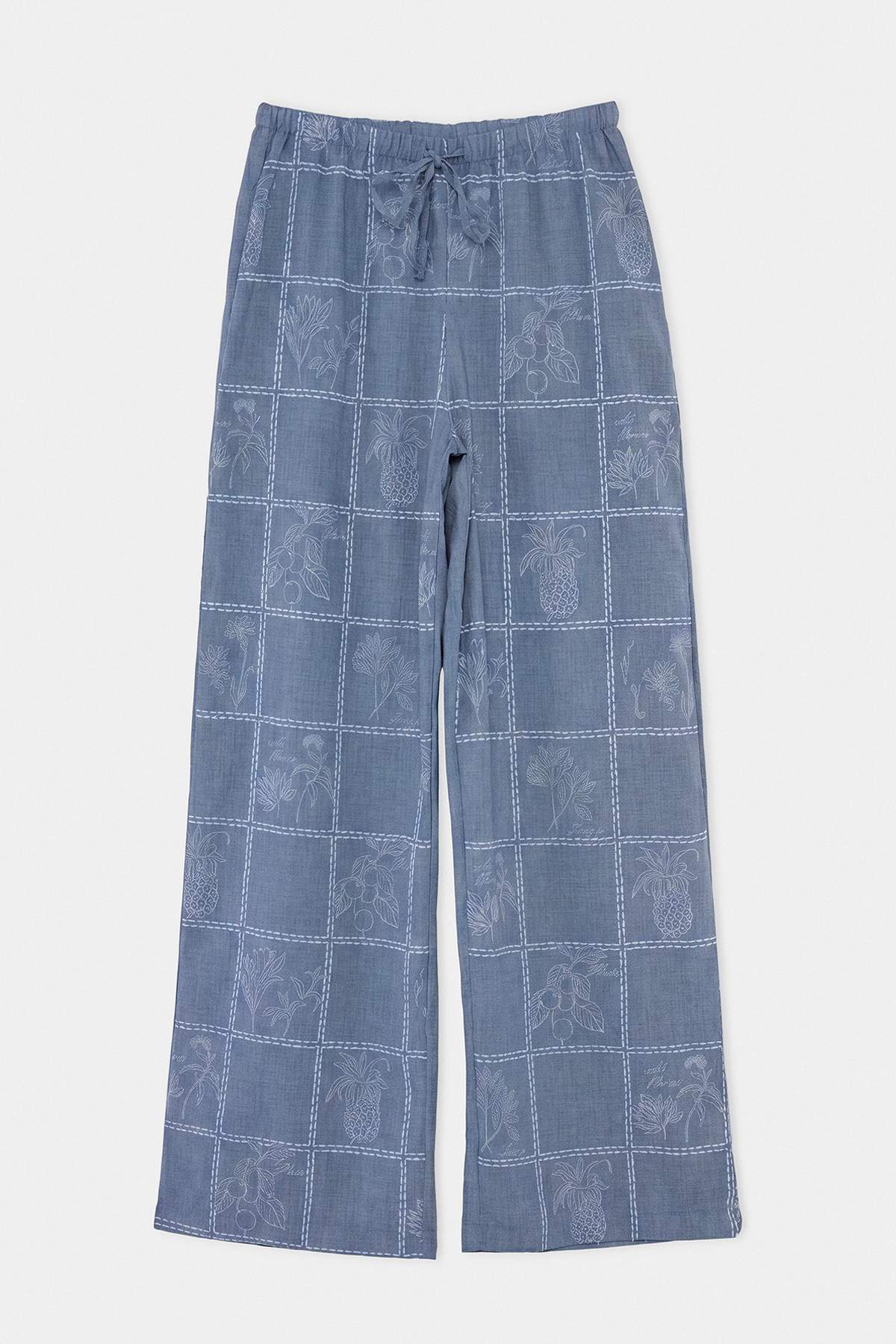 Pantalone TWOSS26AU00230 - plava