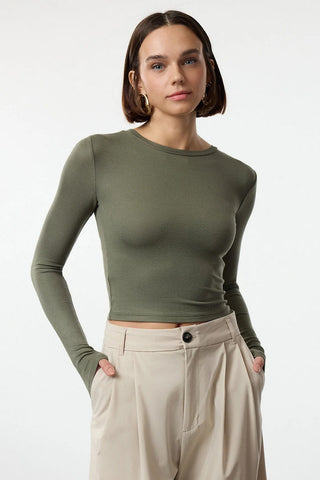 Bluze TWOAW24BZ00116 - khaki [djesi-src-14e2bc7ef37e5f54fba49e72a8a4cc9aaf202de6cd41b115a1319b3d53fe1717]