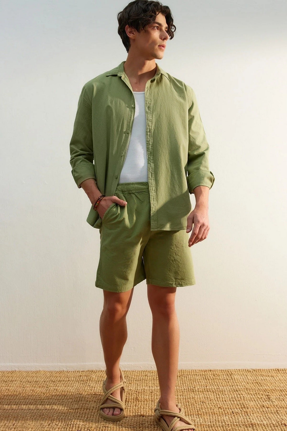 Šorts TMNSS23SR00056 - khaki [djesi-src-da7589927ea422b1db2127491480b1b56521b9232f69bd31fdb4c681c1763961]