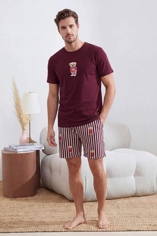 Pidžame TMNSS24PT00034 - bordo [djesi-src-31fddb280b31b77dd6f9225f00e90389a0306cf50025c7c1881b837ede8a24bf]