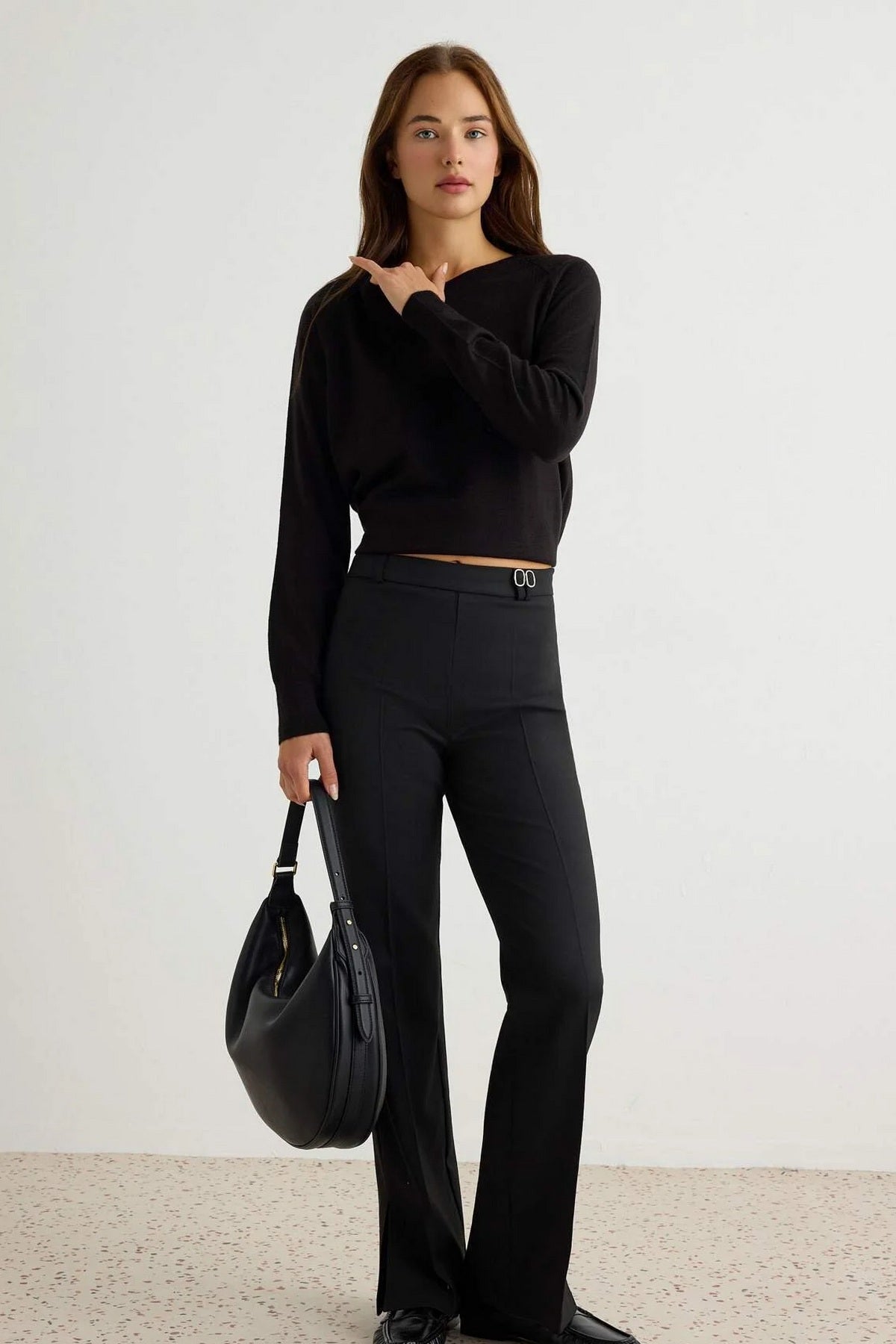 Pantalone TWOAW27PL00106 - crna [djesi-src-2d97b66a6f6530f6e71cbb59747cfdc4c42b37c9555d3cd1adaaa5627897c33b]
