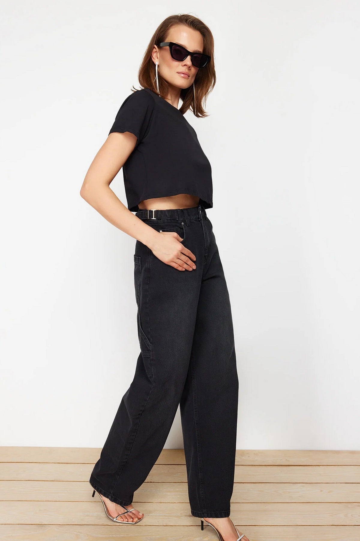 Jeans TWOAW24JE00308 - crna [djesi-src-db5094119efeb992b5ab23fda7919016ed0b46b5caea1e8a3648a9f199dbccd8]