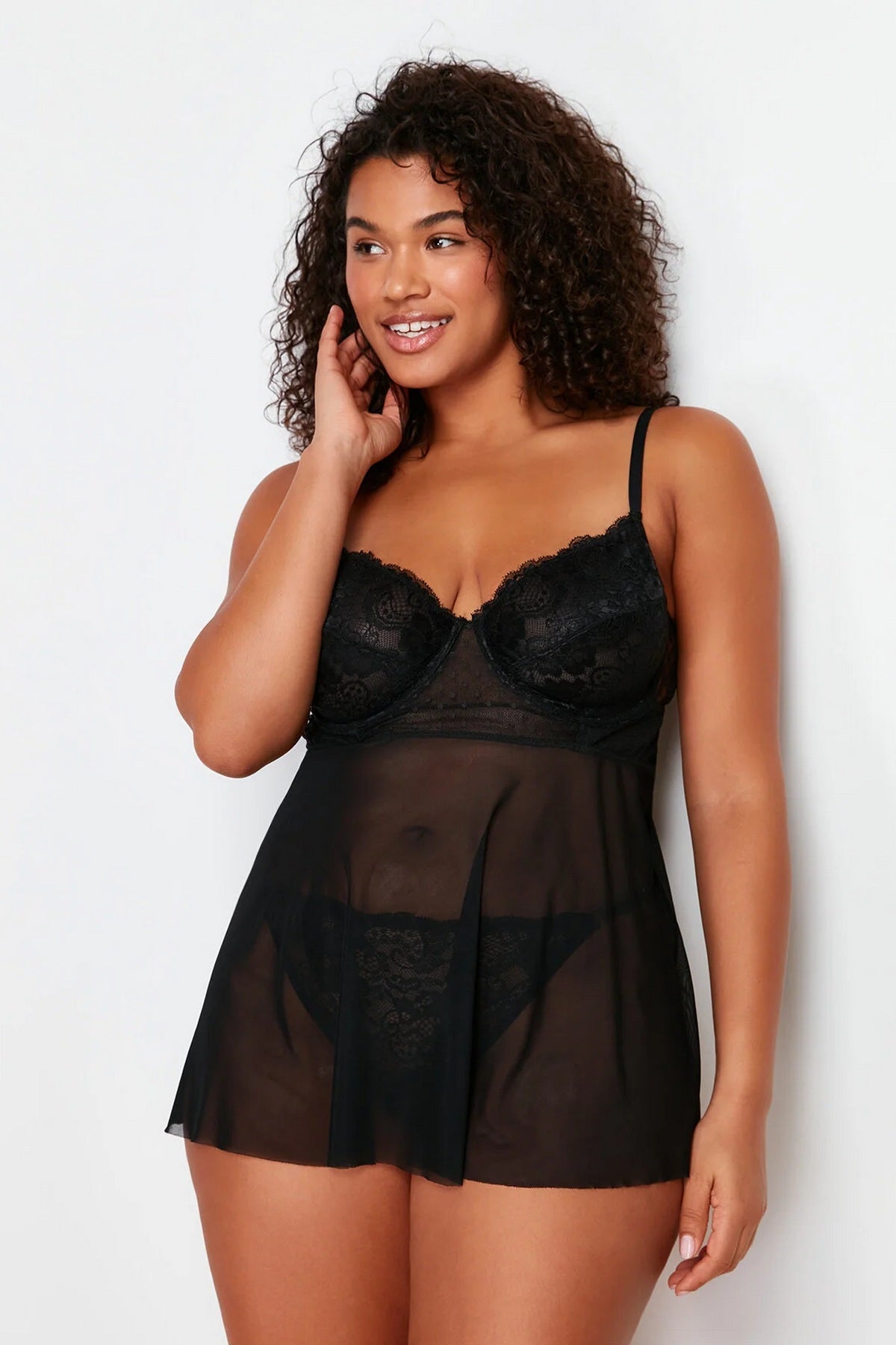 Babydoll spavaćica TBBSS24DH00001 - crna [djesi-src-abce8360c0ad564db730500151755a39bf78b15b038b56fbbfb7c84748476d58]