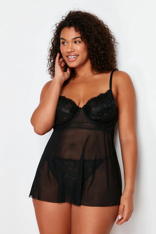 Babydoll spavaćica TBBSS24DH00001 - crna [djesi-src-abce8360c0ad564db730500151755a39bf78b15b038b56fbbfb7c84748476d58]