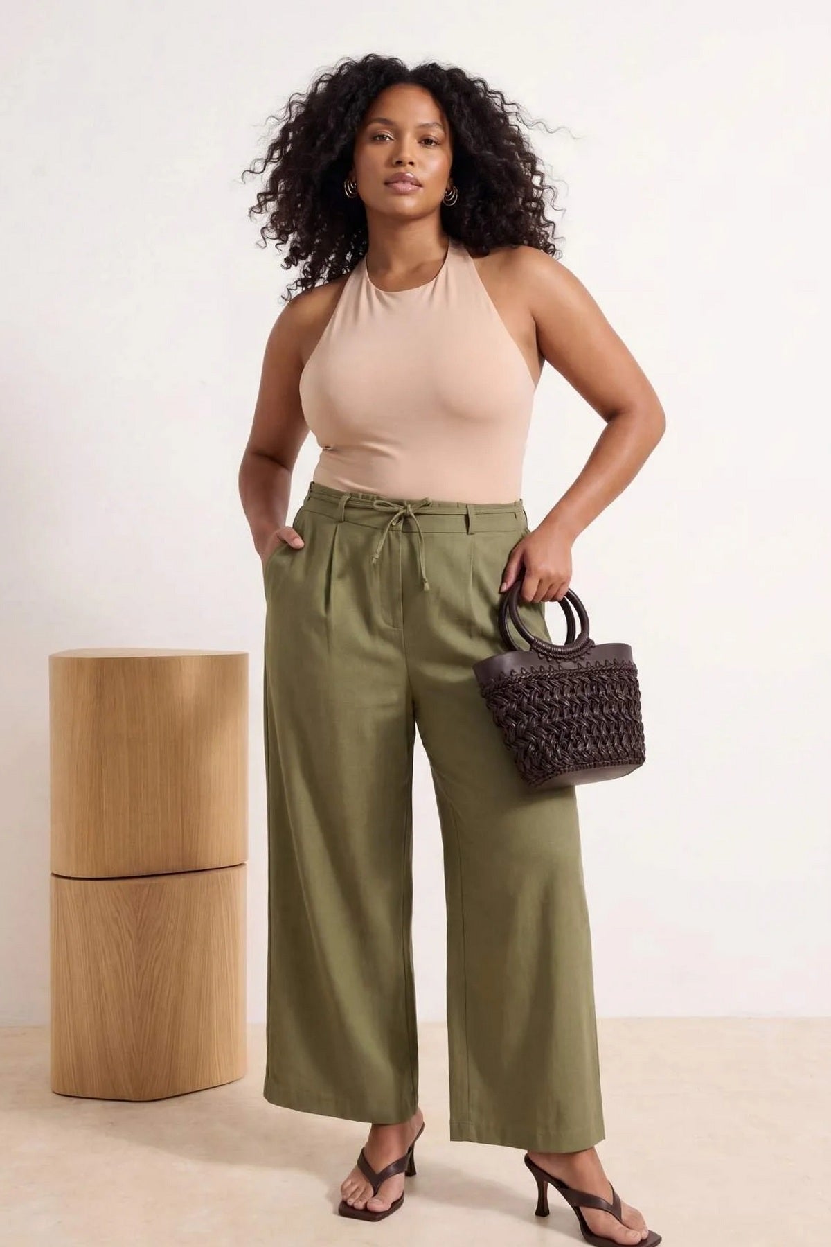 Pantalone TBBSS26AR00024 - khaki [djesi-src-0d50caae11a9f25ad6c1493f7aaabf8e3de53ab21037c31d48a3820fc07c1f19]