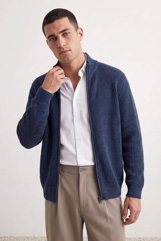 Kardigan TMNAW26HI00002 - indigo [djesi-src-a3b1ef6cdab5fccef58fd4c85840d86ad9e37a6caf9a3d4e5056d605047c1d74]