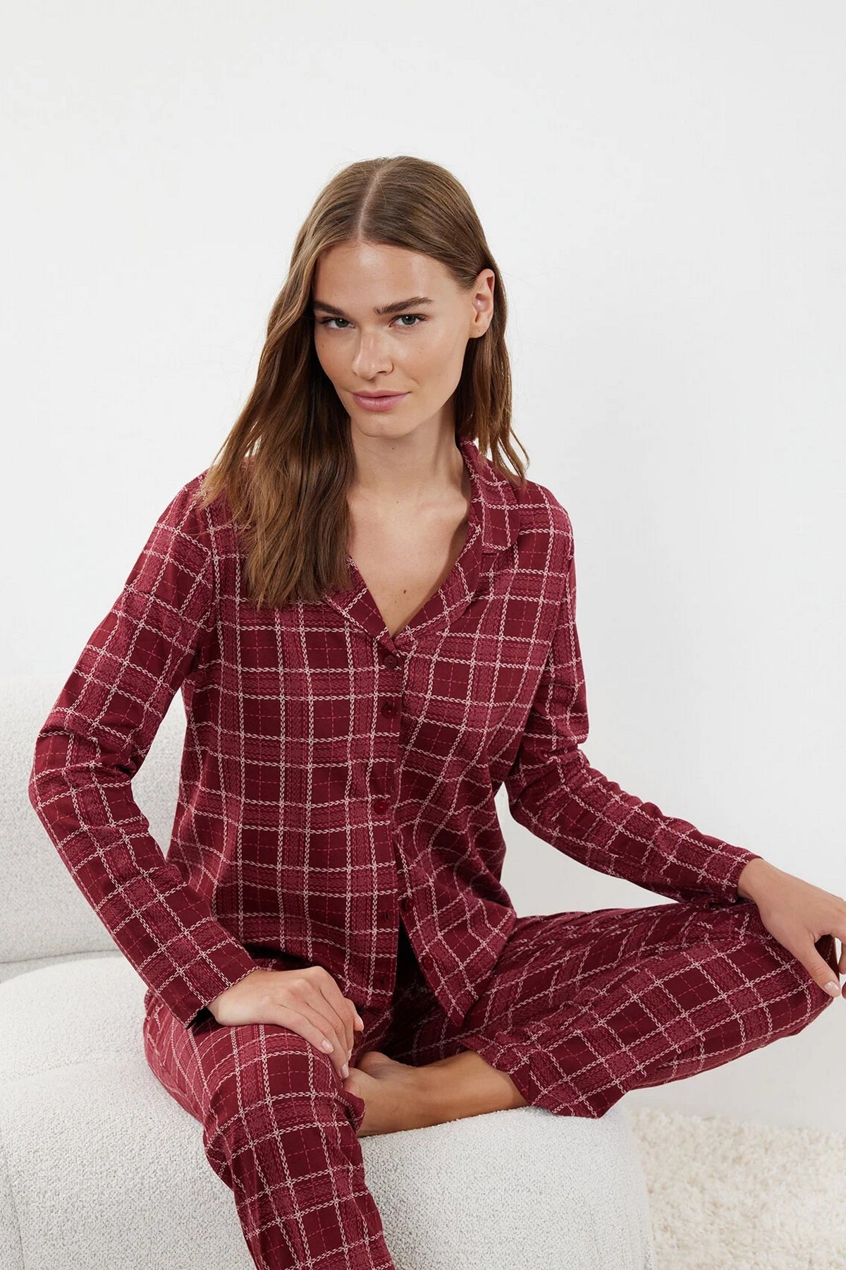Pidžame THMAW20PT0266 - bordo [djesi-src-68b8123945528999dee0ebadb87761811822226adc7c360609da0479b98a23a6]