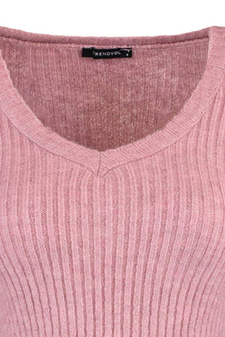 Džemper TWOAW22KZ1453 - roze