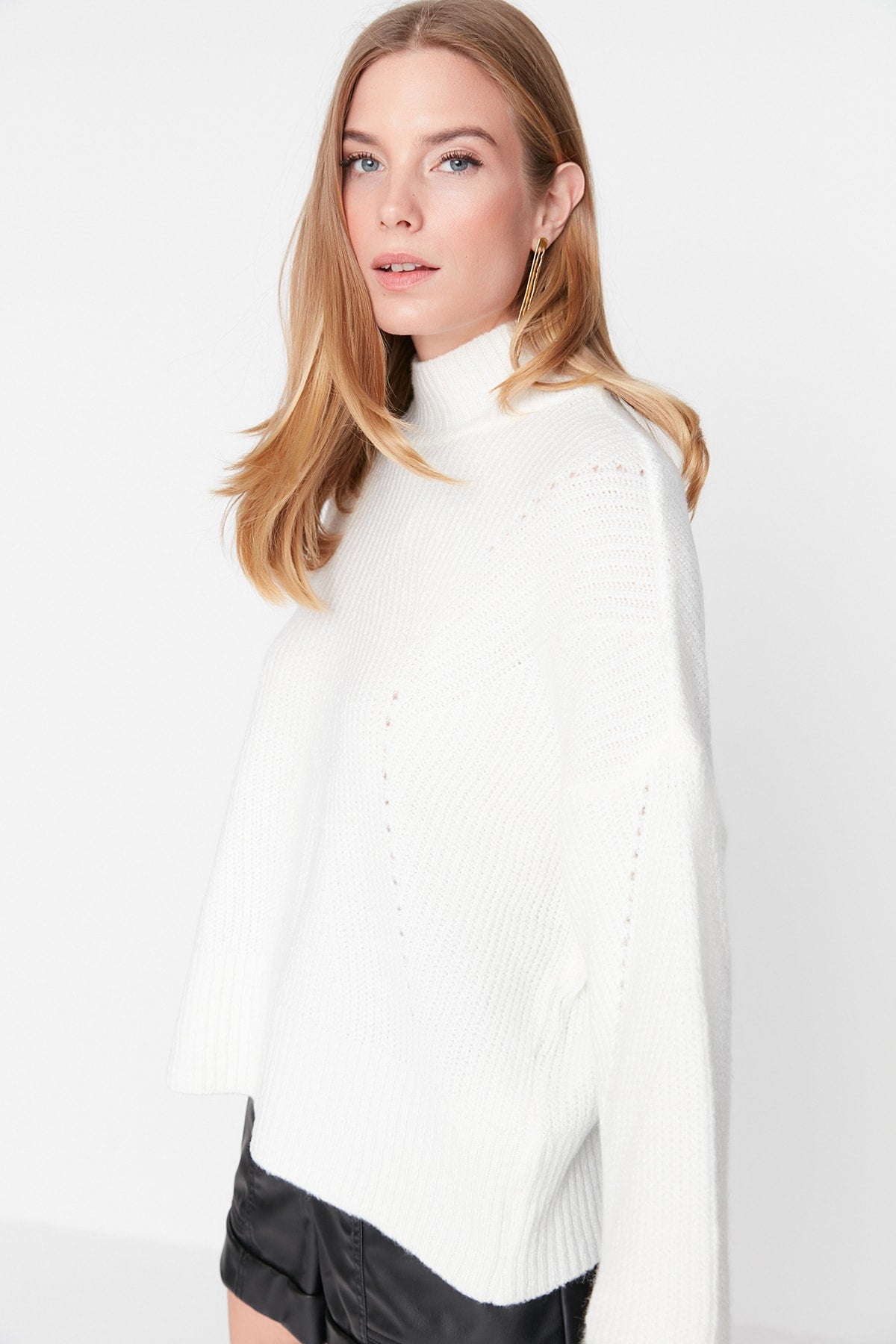 Džemper TWOAW22KZ0474 - ekru