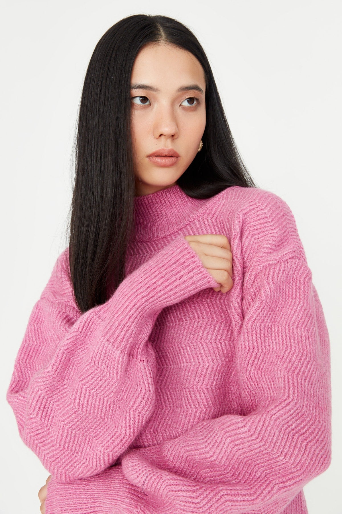 Džemper TWOAW21KZ0204 - roze