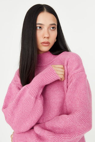 Džemper TWOAW21KZ0204 - roze