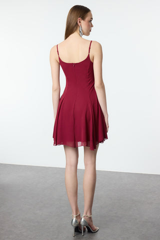 Haljine TPRSS23EL00033 - bordo