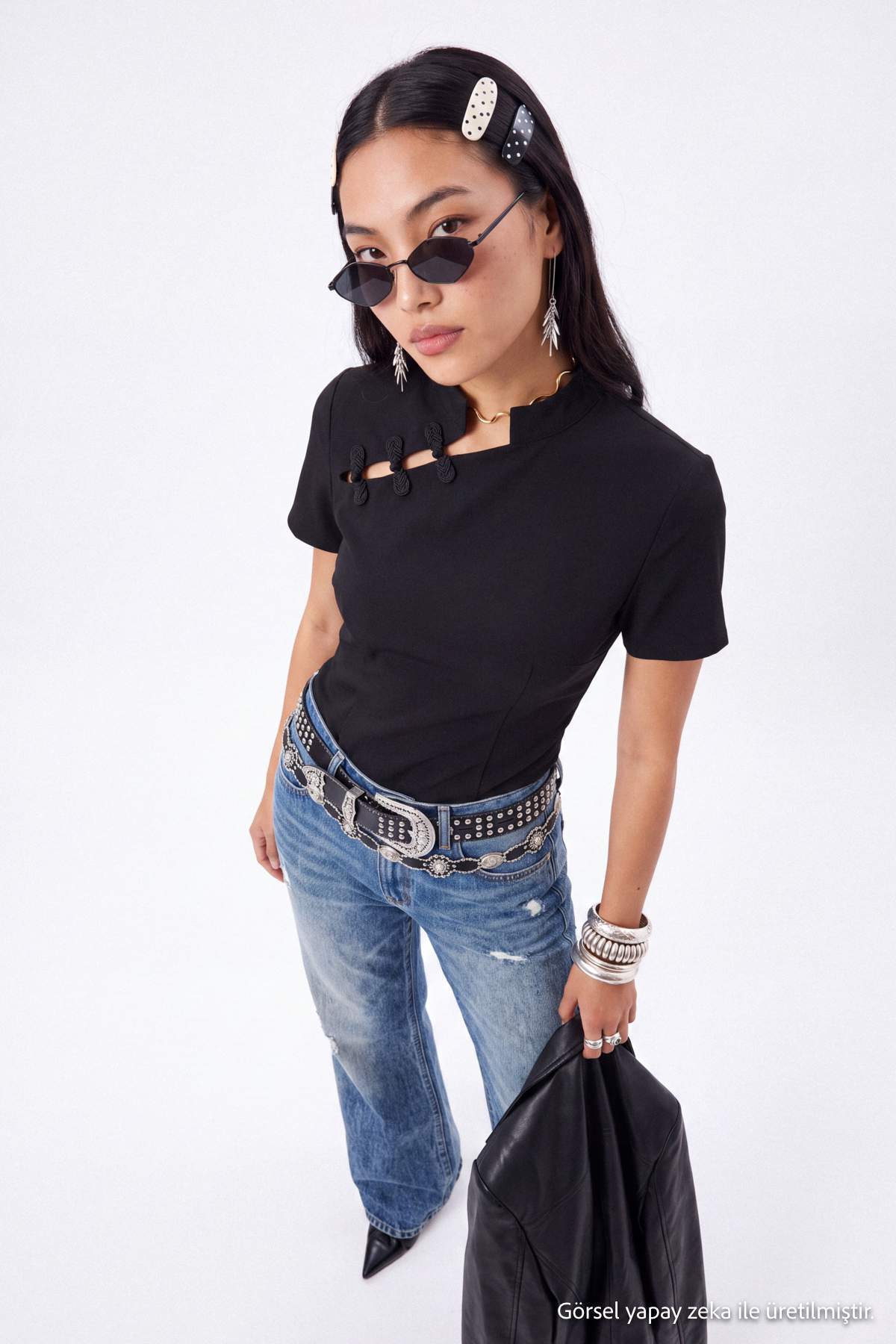 Bluze TWOAW27BZ00067 - crna
