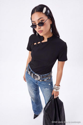 Bluze TWOAW27BZ00067 - crna