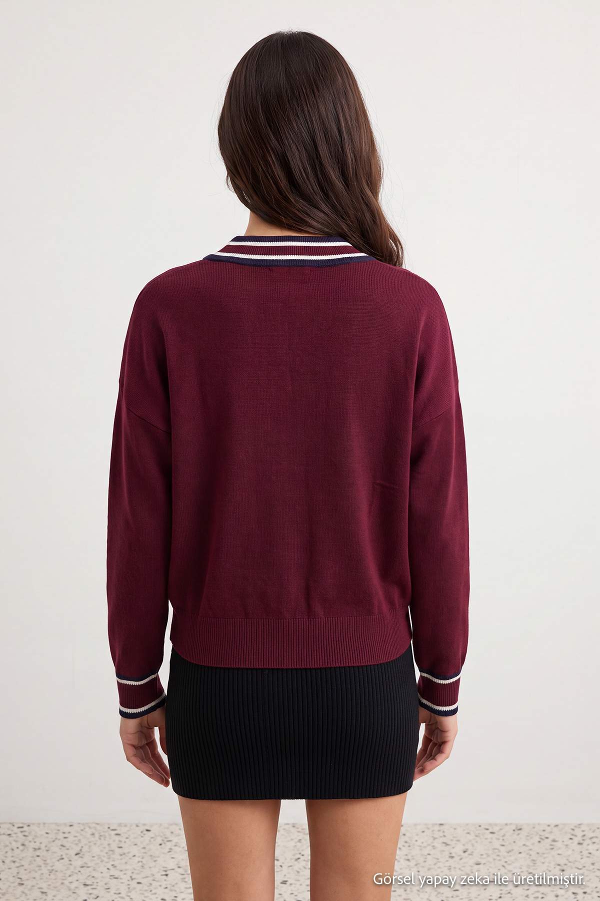 Džemper TWOAW26KZ00238 - bordo
