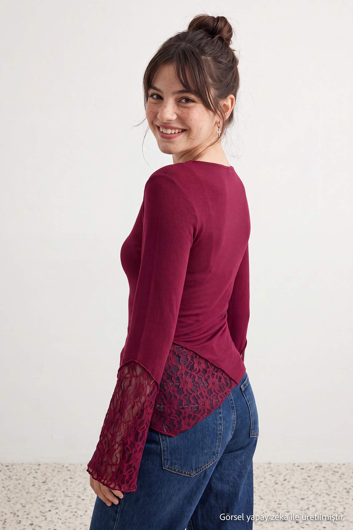 Bluze TWOAW27BZ00115 - bordo