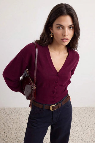 Kardigani TWOAW27HI00091 - bordo [djesi-src-e862f1f7582c522539f7b8e11189da334e2cc9dddc49e762b85ea75ae9f6ff63]