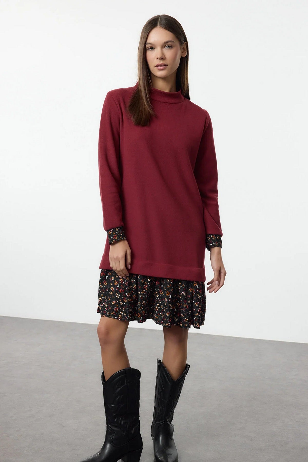 Haljine TWOAW25EL00282 - bordo [djesi-src-fc5301d21f738e744d160448d3423590c591e63b85a10f27528da57208b99dba]