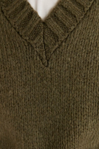 Pleteni prsluk TWOAW23SV00149 - khaki [djesi-src-e4864c02cefdd8b11cca867d5f421c794722da3ae7a03e771b04f7a4573067b7]