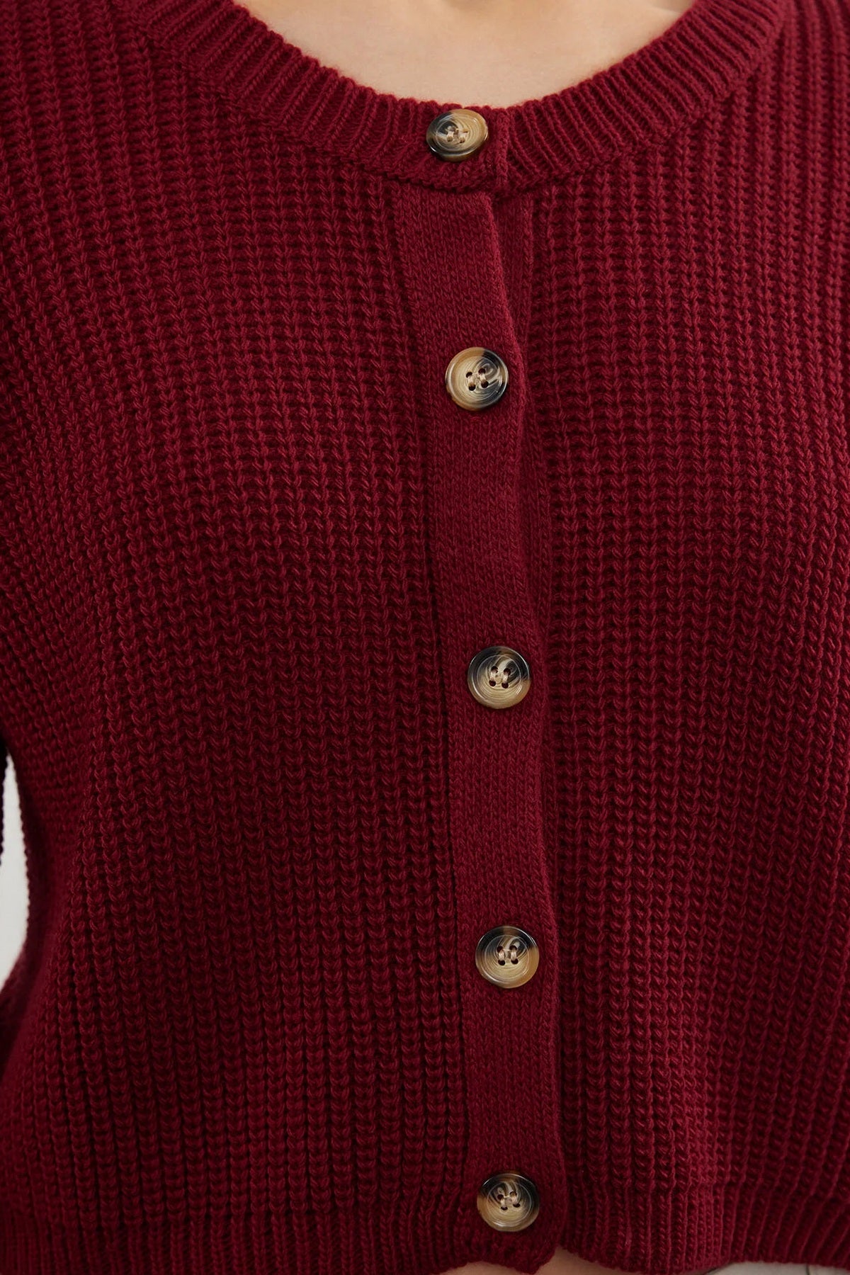 Kardigan TWOAW24HI00419 - bordo [djesi-src-955df984dbfedeca0ebf37480e05320b148be3514ad614ecbbe4083d5fb5bb66]