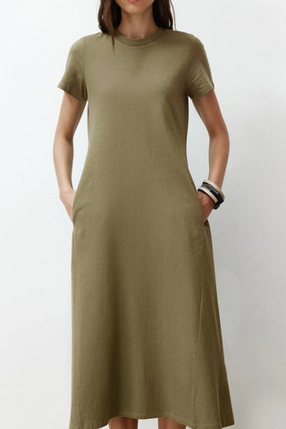 Haljine TWOSS24EL00169 - khaki [djesi-src-11af7ce8857409130661e13315cd192b2eec2a37ae2122dbbd9729c8818d2b55]