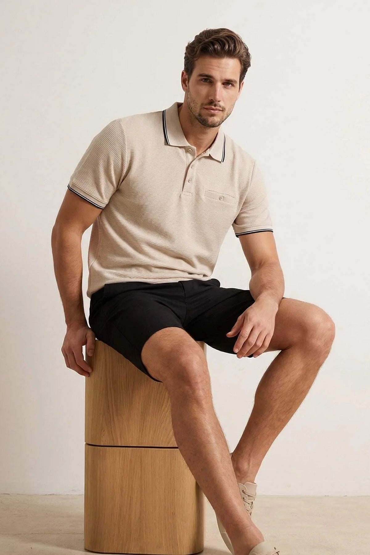 Polo majica TMNSS26PO00021 - bež [djesi-src-a81428f85d3e9ef8f6699a30b4049a9dcfaaba6343690b5f2d3727f70254c82b]