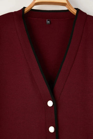 Kardigan TBBAW24AV00014 - bordo [djesi-src-cc5b378be6c4f3c8ee5187b1020d1e79154ba2a417a5b97edccb07ebd85f0ca9]