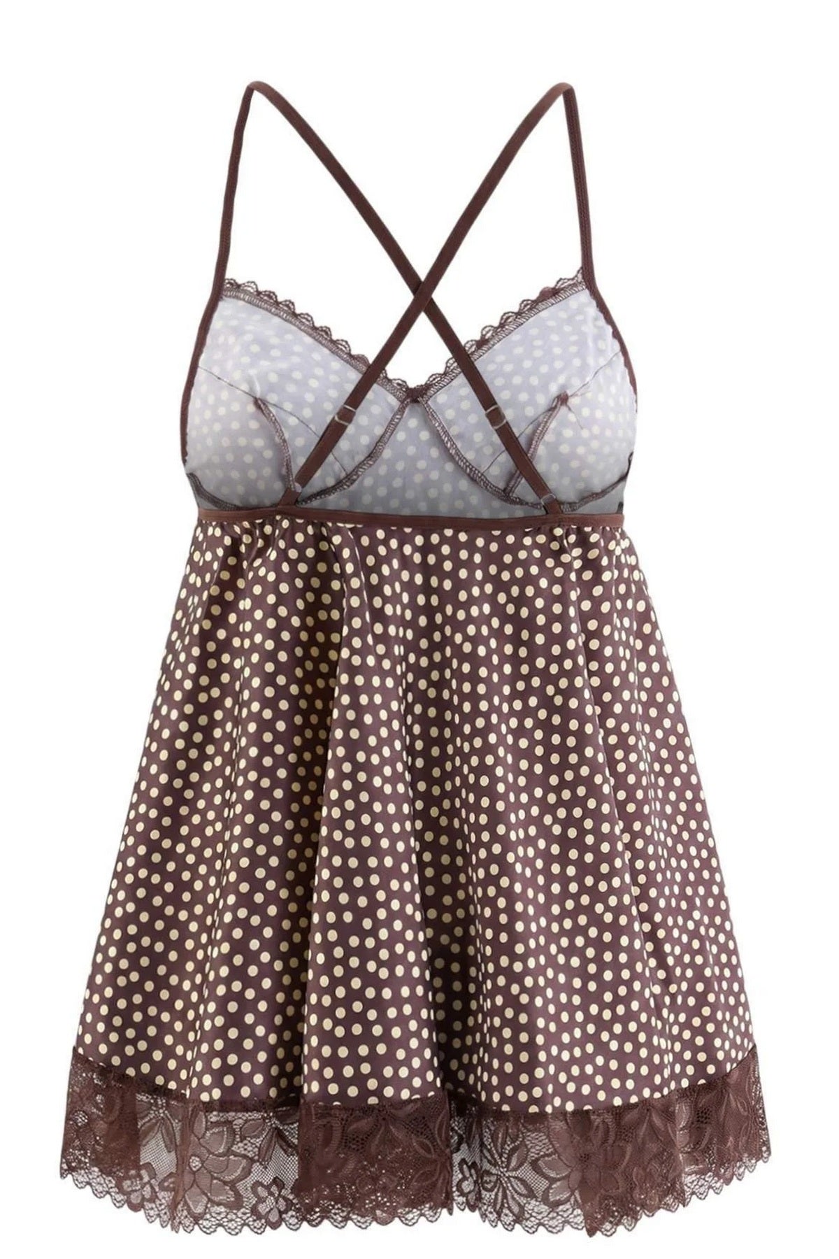 Babydoll spavaćica THMAW27LL00030 - braon [djesi-src-b478a7bba6f9848434fdf66af79827a8223a0227ca108997ed8693dedee91abc]