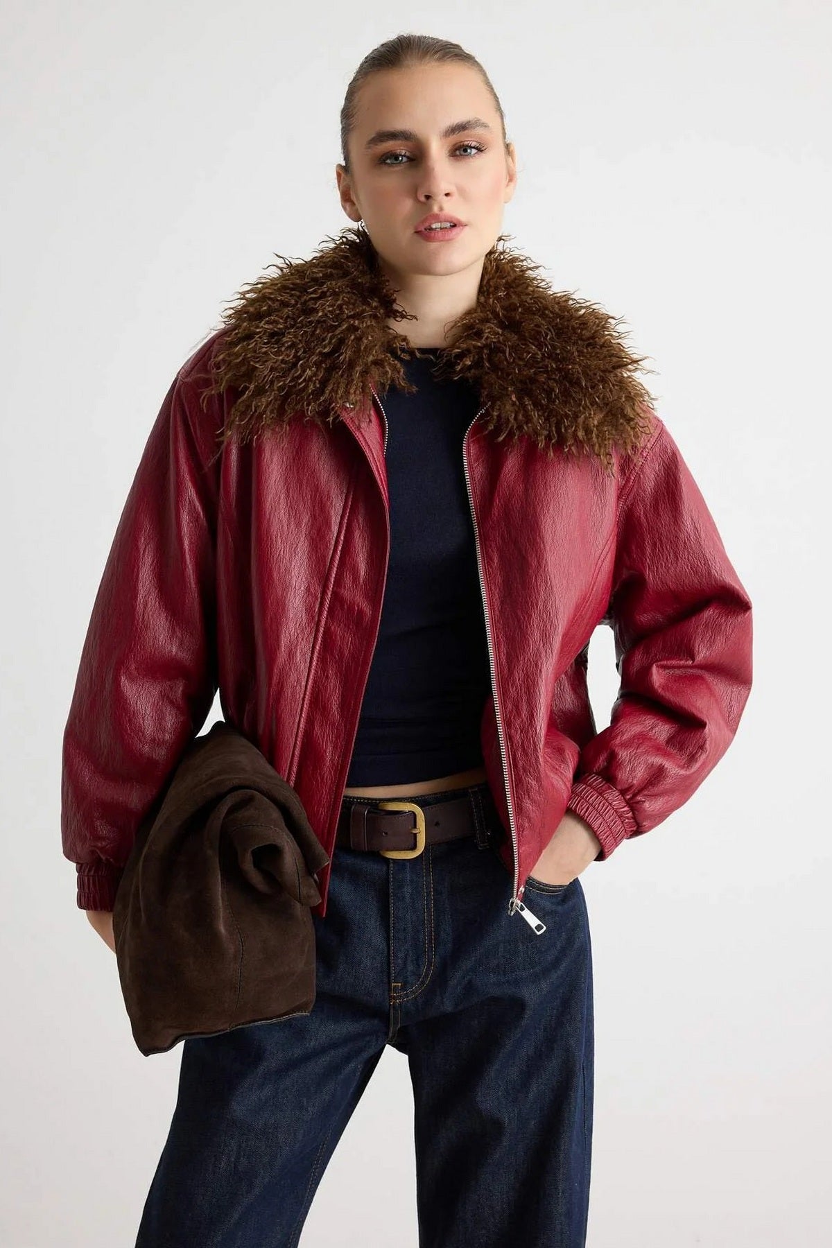 Jakna TWOAW27MO00040 - bordo [djesi-src-e754de121bbd3d1aad358fc7084a6f5c486995cff9202874d3f372d1a7dd308c]