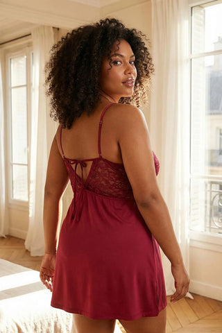 Babydoll spavaćica TBBSS26DH00001 - bordo [djesi-src-444e154f28fa4d8507862507ed49df1a39ecff8a5eabfd994a3786d2f9c4fcda]