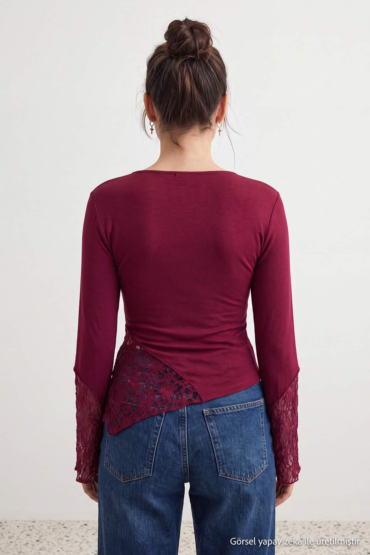 Bluze TWOAW27BZ00115 - bordo