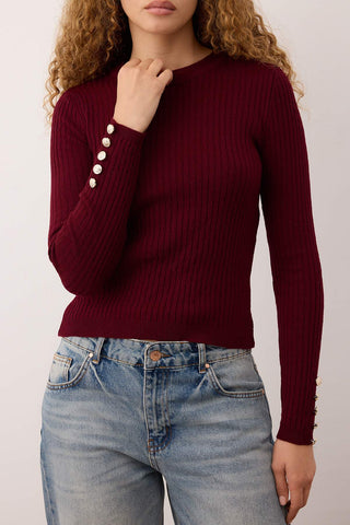 Džemper TWOAW26KZ00188 - bordo [djesi-src-538f19e8df1c664faeebea1dc4622f5844b01b0e1773adc1460c216661a740f7]