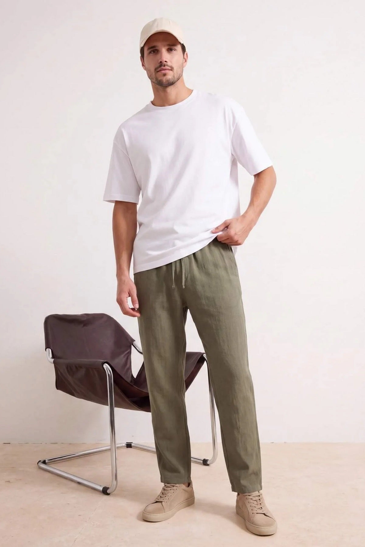 Pantalone TMNSS26PL00040 - khaki [djesi-src-6b67dd935556450cbb4fd5a62691852efb7eb99e2c6ef5ba7d35649116054e12]